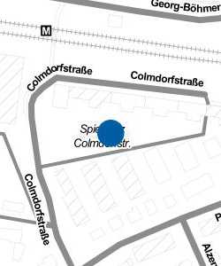 Vorschau: Karte von Grünanlage an der Colmdorfstraße