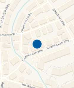 Vorschau: Karte von SWA Carsharing - Katzböckstraße