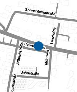 Vorschau: Karte von Calwer Straße