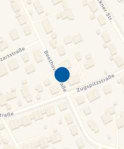 Vorschau: Karte von Beethovenstraße Stellplatzzone (BZ)