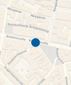 Vorschau: Karte von Bushaltestelle Bodanplatz