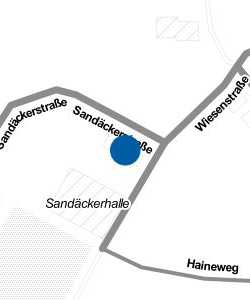 Vorschau: Karte von TSV Gaststätte Sandäcker