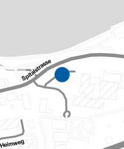 Vorschau: Karte von Besucherparkplatz GZF Spital Laufenburg