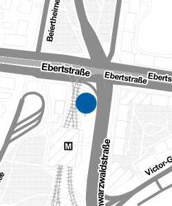 Vorschau: Karte von Brunnenanlage am Albtalbahnhof
