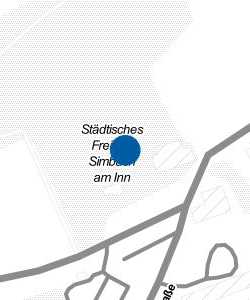 Vorschau: Karte von Städtisches Freibad Simbach am Inn