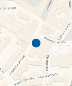 Vorschau: Karte von Bäckerei Derks - Café in der Sparkasse