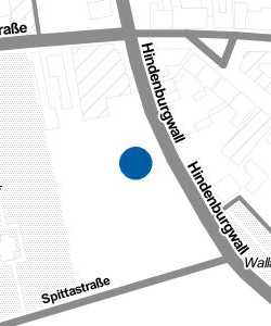 Vorschau: Karte von Zahnarztpraxis am Hindenburgwall