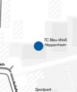 Vorschau: Karte von TC Blau-Weiß Heppenheim