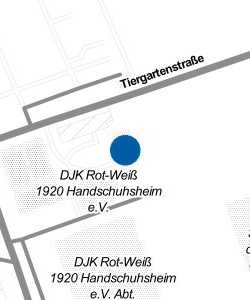 Vorschau: Karte von DJK Rot-Weiß Handschuhsheim e.V. Abt. Tennis