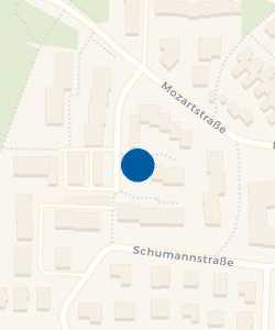 Vorschau: Karte von Mozartstraße "Am Wendehammer"