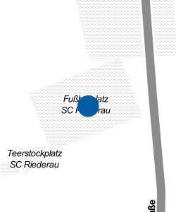 Vorschau: Karte von Fußballplatz SC Riederau