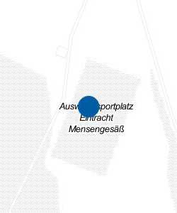 Vorschau: Karte von Ausweichsportplatz Eintracht Mensengesäß