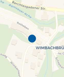 Vorschau: Karte von Gasthof Wimbachklamm