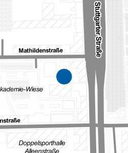 Vorschau: Karte von Akademie für Darstellende Kunst Baden-Württemberg