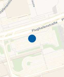 Vorschau: Karte von Parkplatz P5 Flughafen Stuttgart APCOA