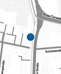Vorschau: Karte von Stadtbahn-Haltestelle Augsburg, Rotes Tor