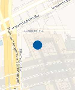 Vorschau: Karte von Bundespolizeiinspektion Berlin-Hauptbahnhof