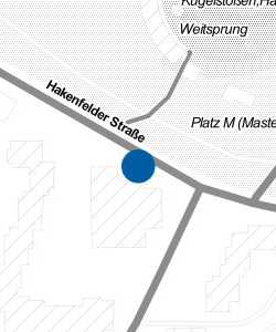 Vorschau: Karte von Städt. Kita Hakenfelder Straße 34