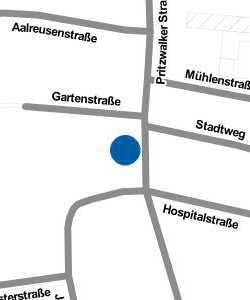 Vorschau: Karte von Raiffeisenbank Ostprignitz-Ruppin eG - Filiale Kyritz