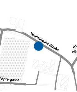 Vorschau: Karte von Gaststätte Blau Weiss