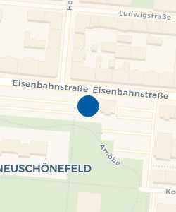 Vorschau: Karte von teilAuto Station Eisenbahnstraße