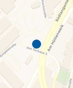 Vorschau: Karte von Saarstahl AG Torhaus 2