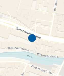 Vorschau: Karte von Wohnfabrik Pforzheim