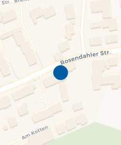 Vorschau: Karte von Gaststätte am Rosendahl