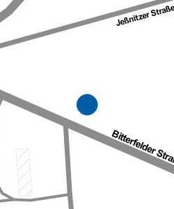 Vorschau: Karte von Volksbank eG; Köthen-Bitterfeld, Filiale Zörbig