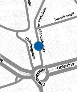 Vorschau: Karte von Wochenmarkt Chlodwigplatz