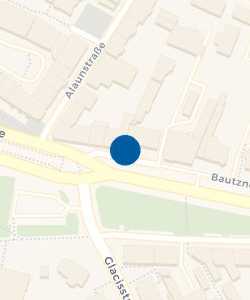 Vorschau: Karte von Taxihalteplatz Bautzner Str.