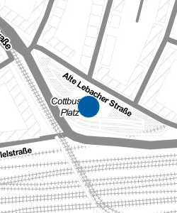 Vorschau: Karte von Parkplatz am Cottbuser Platz