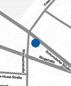 Vorschau: Karte von Volksbank Stuttgart eG SB-Filiale Schorndorfer Straße