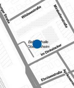 Vorschau: Karte von Sporthalle Obertürkheim