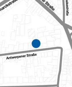 Vorschau: Karte von VHS Antwerpener Straße