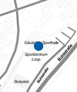Vorschau: Karte von Gäuäcker-Sporthalle II