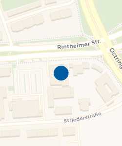 Vorschau: Karte von AOK Baden-Württemberg - KundenCenter Karlsruhe