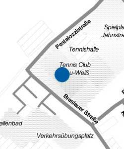 Vorschau: Karte von Tennis Club Blau-Weiß
