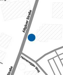 Vorschau: Karte von BayWaTankstelle Allgäuer Straße