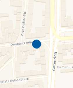 Vorschau: Karte von E-Plus & O2-Shop Köln-Deutz