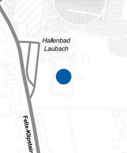 Vorschau: Karte von Freibad Laubach
