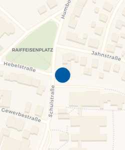 Vorschau: Karte von Raiffeisenbank Südhardt eG - Filiale Durmersheim Raiffeisenplatz