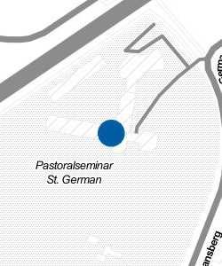 Vorschau: Karte von Bischöfliches Priesterseminar St. German