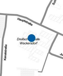 Vorschau: Karte von Dreifachturnhalle Wackersdorf