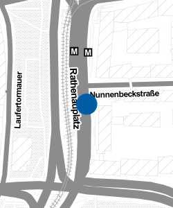 Vorschau: Karte von Taxistand Bayreuther Straße