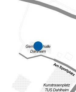 Vorschau: Karte von Gemeindehalle Dahlheim