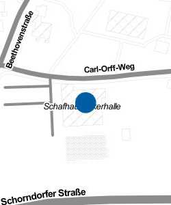 Vorschau: Karte von Schafhausäckerhalle