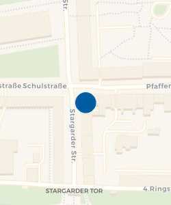 Vorschau: Karte von KKH Servicestelle Neubrandenburg