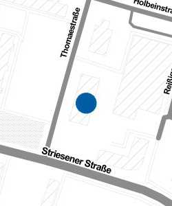 Vorschau: Karte von Ärztehaus Thomaestraße 58