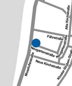 Vorschau: Karte von Cafe-Restaurant "Zur blauen Traube"